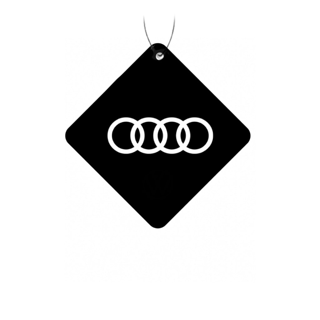 Car Air Fresher Hanging Audi RS/ Audi Ring - Black Ice Scent
