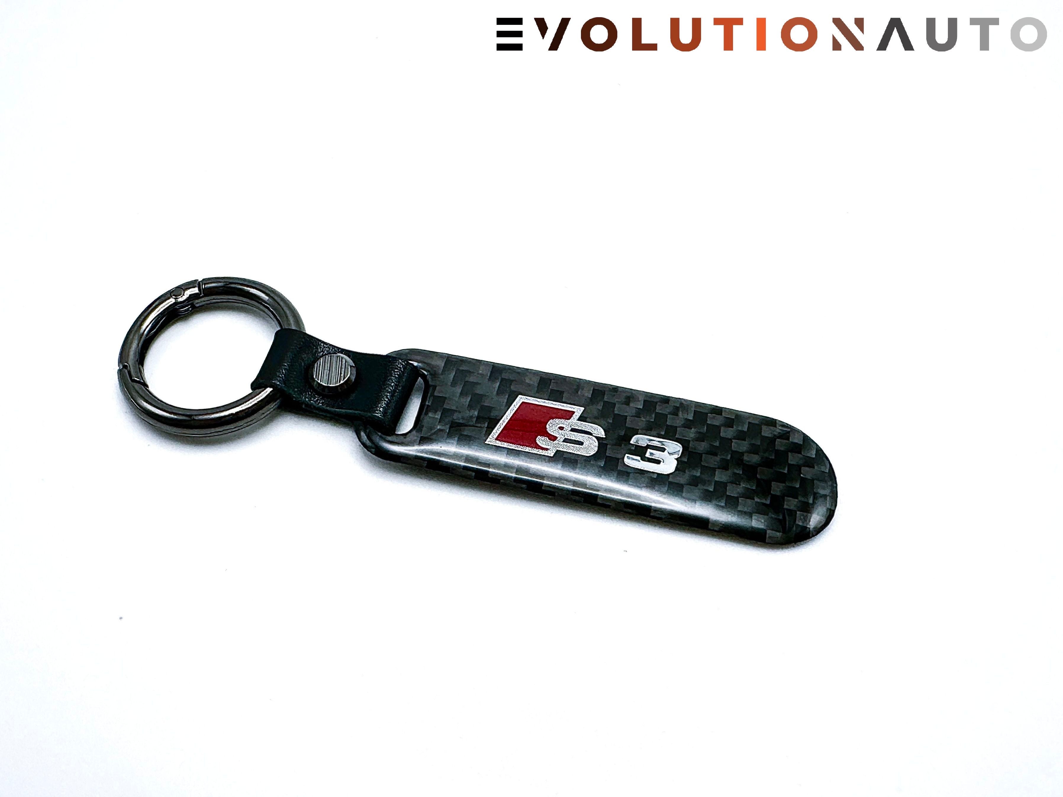 Carbon Fiber Audi S3 Key Tag EVOLUTIONAUTO carbon-fiber-audi-s3-key-tag-evolutionauto