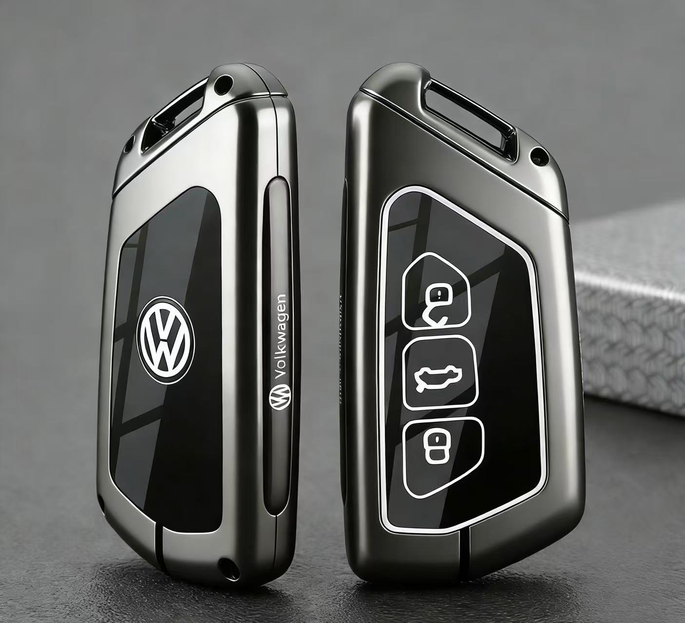 Volkswagen Golf MK8 R/GTI Gun Colour Metal Key Cover