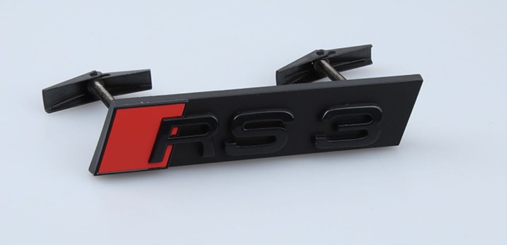 Audi S/RS Gloss Black Front Emblem