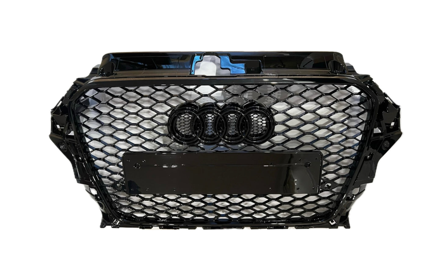 Audi A3/S3 Honeycomb Front Grill 2013-2020 - Gloss Black