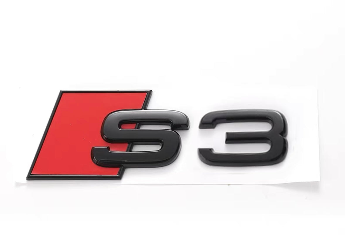 Audi S/RS Rear Emblem