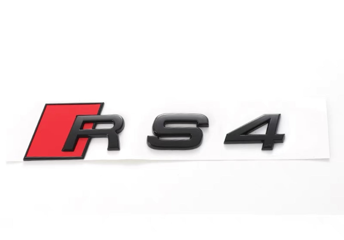 Audi S/RS Rear Emblem