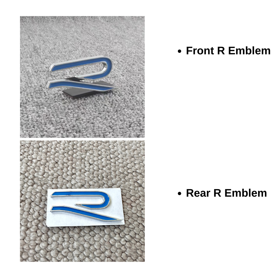 Volkswagen Golf MK8 R Emblem Set